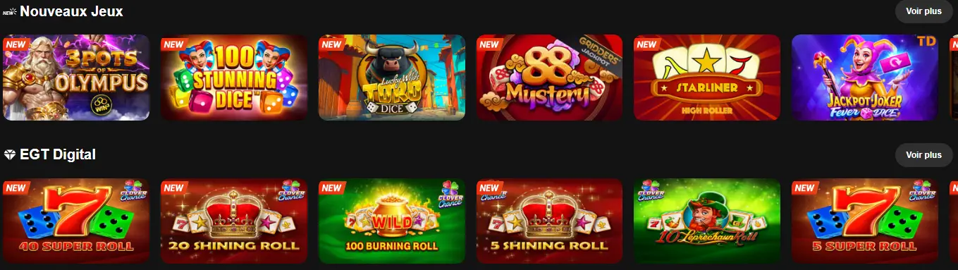 Sélection de machines à sous – thèmes variés, jackpots et nouvelles sorties